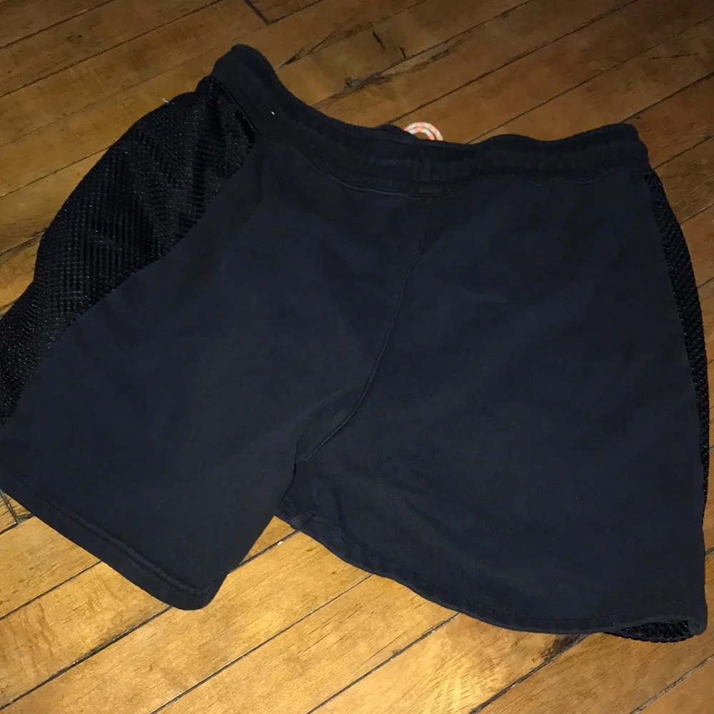 Jordan Black Men’s Athletic Shorts with Mesh‎ Panels